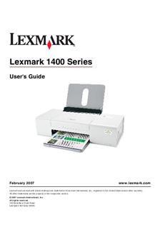 Lexmark 1400 Series manual. Camera Instructions.
